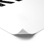 Eat slaap doet belasting op herhaalde ledematen poster (Hoek)