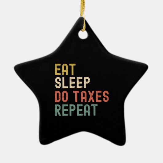 Eat slaap doet belasting op herwaardering account keramisch ornament (Achterkant)