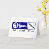 Eat, Slaap, Drum Kaart (Gele Bloem)