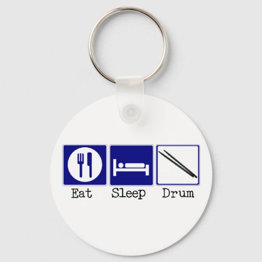 Eat, Slaap, Drum Sleutelhanger (Voorkant)