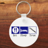 Eat, Slaap, Drum Sleutelhanger (Voorkant)