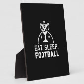 Eat slaap football fotoplaat (Zijkant)
