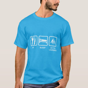 EAT, SLAAP, GA NAAR KIJKEN T-SHIRT