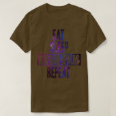 Eat slaap Irish Road Bowling repeat T-shirt (Design voorkant)