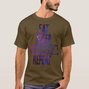 Eat slaap Irish Road Bowling repeat T-shirt