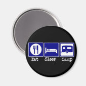 Eat, Slaap, Kamp Magneet (Voorkant / Achterkant)