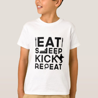 Eat, Slaap, Kick, Herhaal Martial Arts Gifts T-shirt