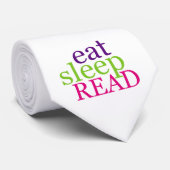 Eat, Slaap, LEES - Retro Stropdas (Opgerold)