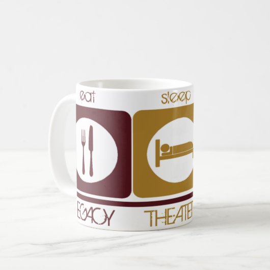 Eat * Slaap * Mok theater (Voorkant links)