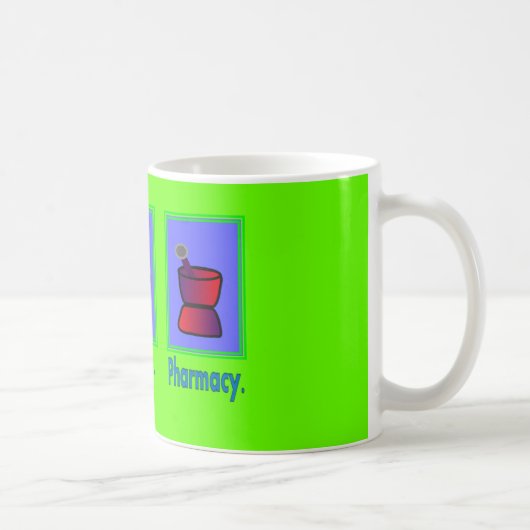 Eat Slaap Pharmacofiel Gifts Koffiemok (Rechts)