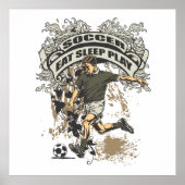 Eat, Slaap, Play Soccer Poster (Voorkant)