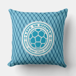 Eat, Slaap, Play Soccer Sierkussen