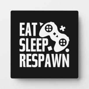Eat, Slaap, Respawn - Grappig videospel, games Fotoplaat