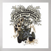 Eat, Slaap, Ride All Terrain Poster (Voorkant)