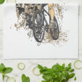 Eat, Slaap, Ride Biking Theedoek (Gevouwen)