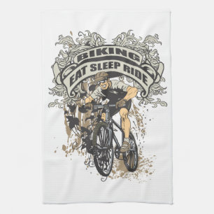 Eat, Slaap, Ride Biking Theedoek