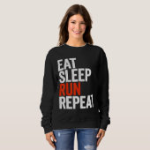 Eat Slaap Run Herhaal Runner Gift Shirt pRGlK (Voorkant volledig)