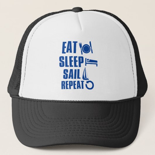 Eat slaap Sail Trucker Pet (Voorkant)