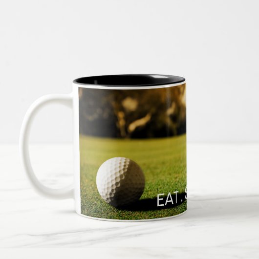 Eat, Slaap, Speel Golf Coffee Mok (Links)