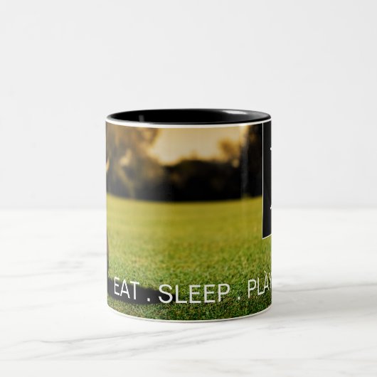 Eat, Slaap, Speel Golf Coffee Mok (Center)