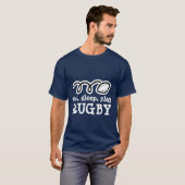 Eat slaap speelt rugby t-shirt | Mannen kleding (Voorkant volledig)