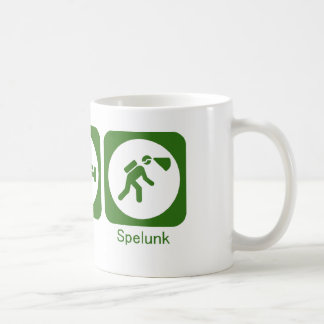 Eat slaap spelunk GREEN Koffiemok