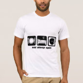Eat slaap spin t-shirt (Voorkant)