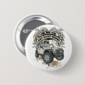 Eat, Slaap, Station 4x4 Ronde Button 5,7 Cm (Voorkant /achterkant)