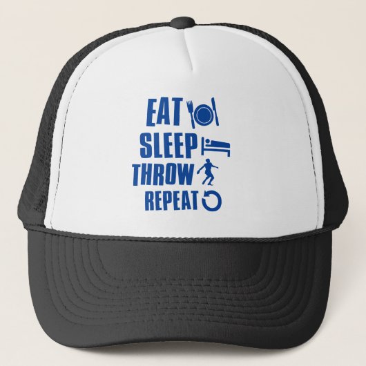 Eat slaap Throw Trucker Pet (Voorkant)