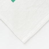 Eat, Slaap, Vissen - Grappig Gevist Fleece Deken (Hoek)