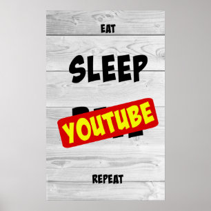Eat, Slaap, YouTube, Herhaal Poster