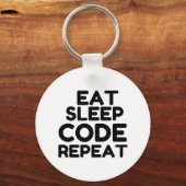 EAT SLAAPCODE HERHALEN SLEUTELHANGER (Voorkant)