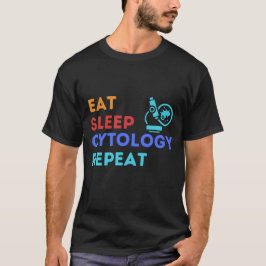 EAT SLAAPCYTOLOGIE HERHAALT - #lablife T-shirt