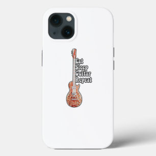 Eat slaapgitaar herhaalde motivatie prijsopgave iPhone 13 hoesje