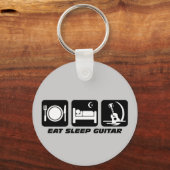 Eat slaapgitaar sleutelhanger (Voorkant)