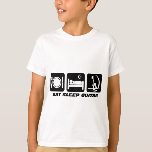 Eat slaapgitaar t-shirt (Voorkant)