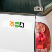 EAT SLAAPLINUX BUMPERSTICKER (Op Truck)