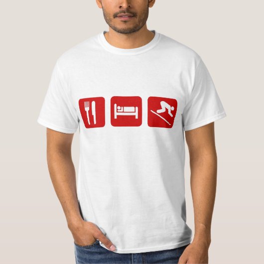 Eat, Slaapstand T-shirt (Voorkant)