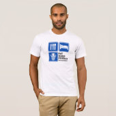 EAT, SLAP, FOSSIELEN T-SHIRT (Voorkant volledig)
