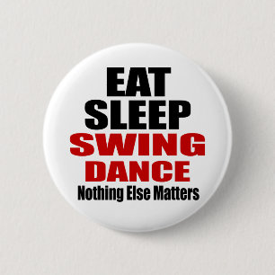 EAT SLAPSWIJZE RONDE BUTTON 5,7 CM