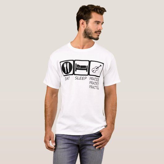 EAT SLEEP37 T-SHIRT (Voorkant volledig)