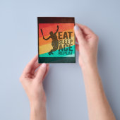 Eat Sleep Ace Repo Retro Flyer (Hand)