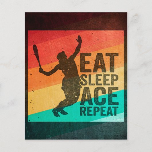 Eat Sleep Ace Repo Retro Flyer (Voorkant)