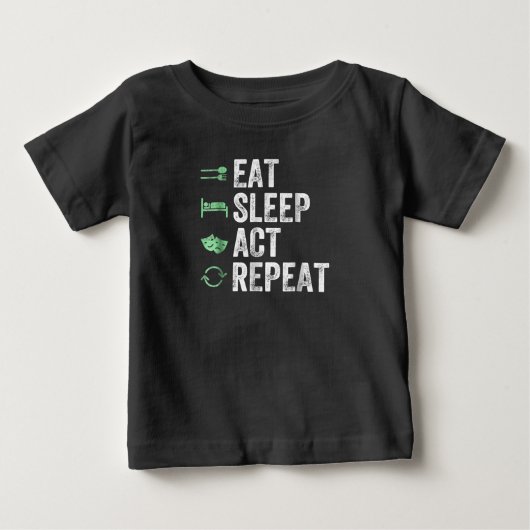 Eat Sleep Act Herhalen - Acterende T-Actoren (Voorkant)