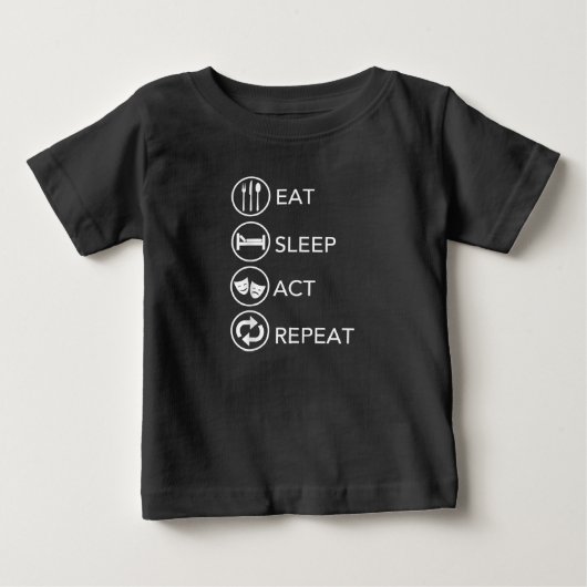 Eat Sleep Act Herhalen - Actors Actors Acteren Cad (Voorkant)