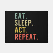 Eat Sleep Act Herhalen Deurmat (Voorkant)