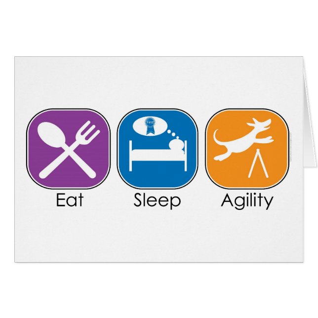 Eat Sleep Agility (Voorkant Horizontaal)