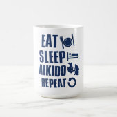 Eat Sleep Aikido Koffiemok (Center)