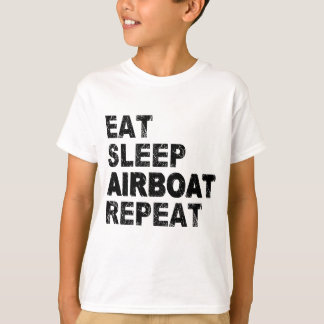 Eat Sleep Airboot Herhalen T-shirt