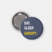 Eat Sleep Airsoft Magneet (Voorkant / Achterkant)